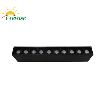 adjustable spot dimmable track light art gallery